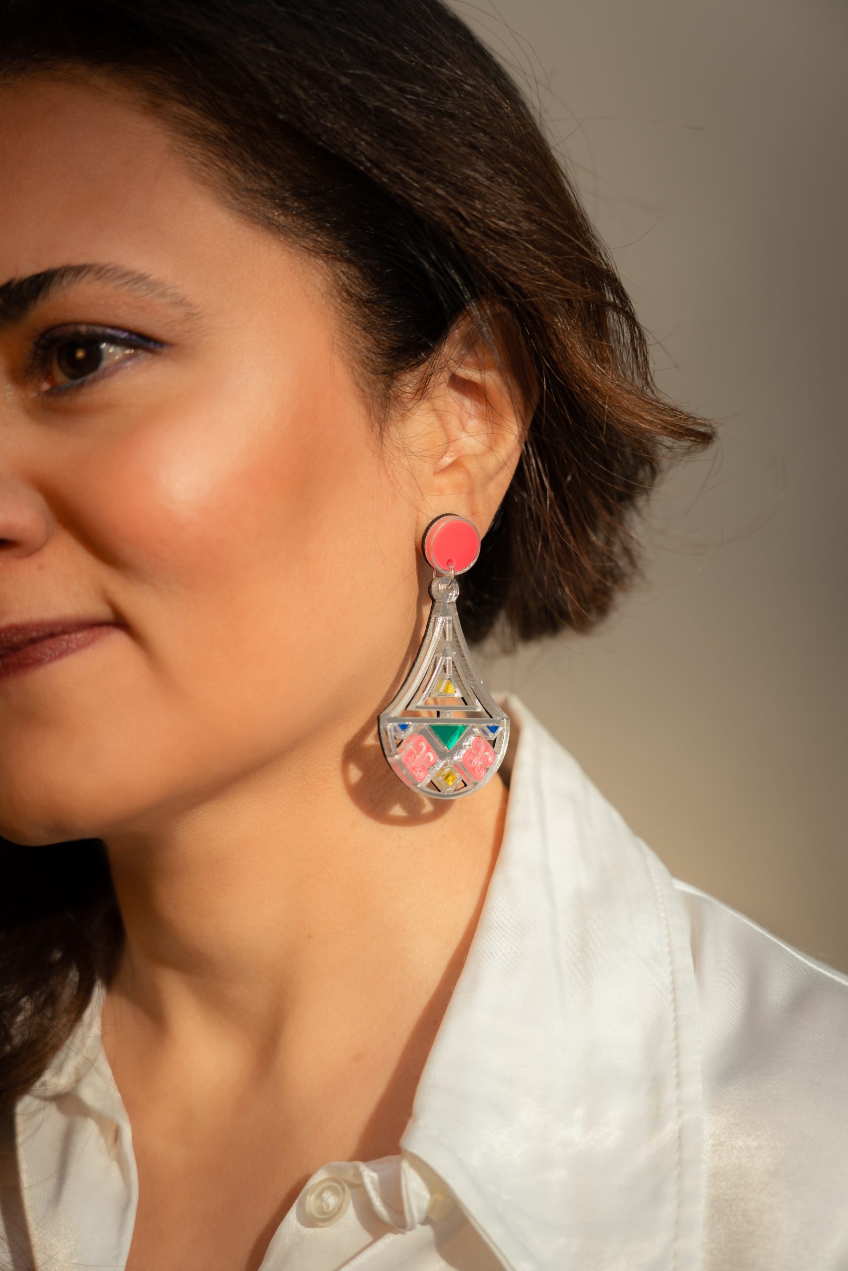 Maeli Earrings Silver - Image 2
