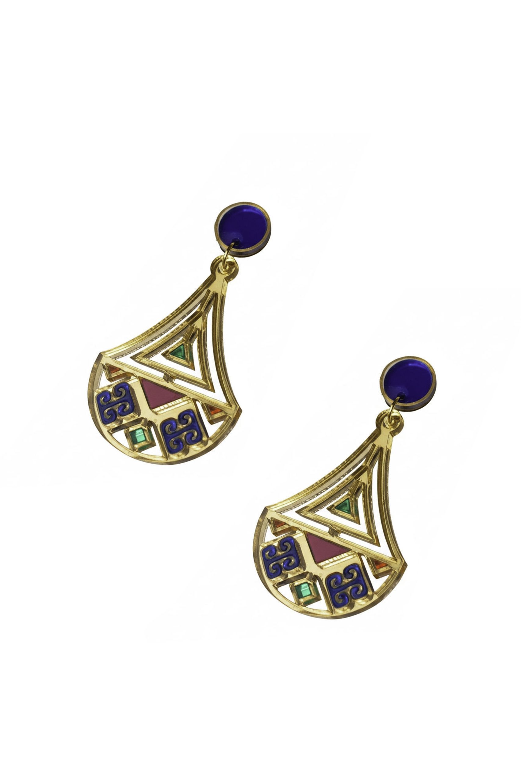 Maeli Earrings Gold - Image 2